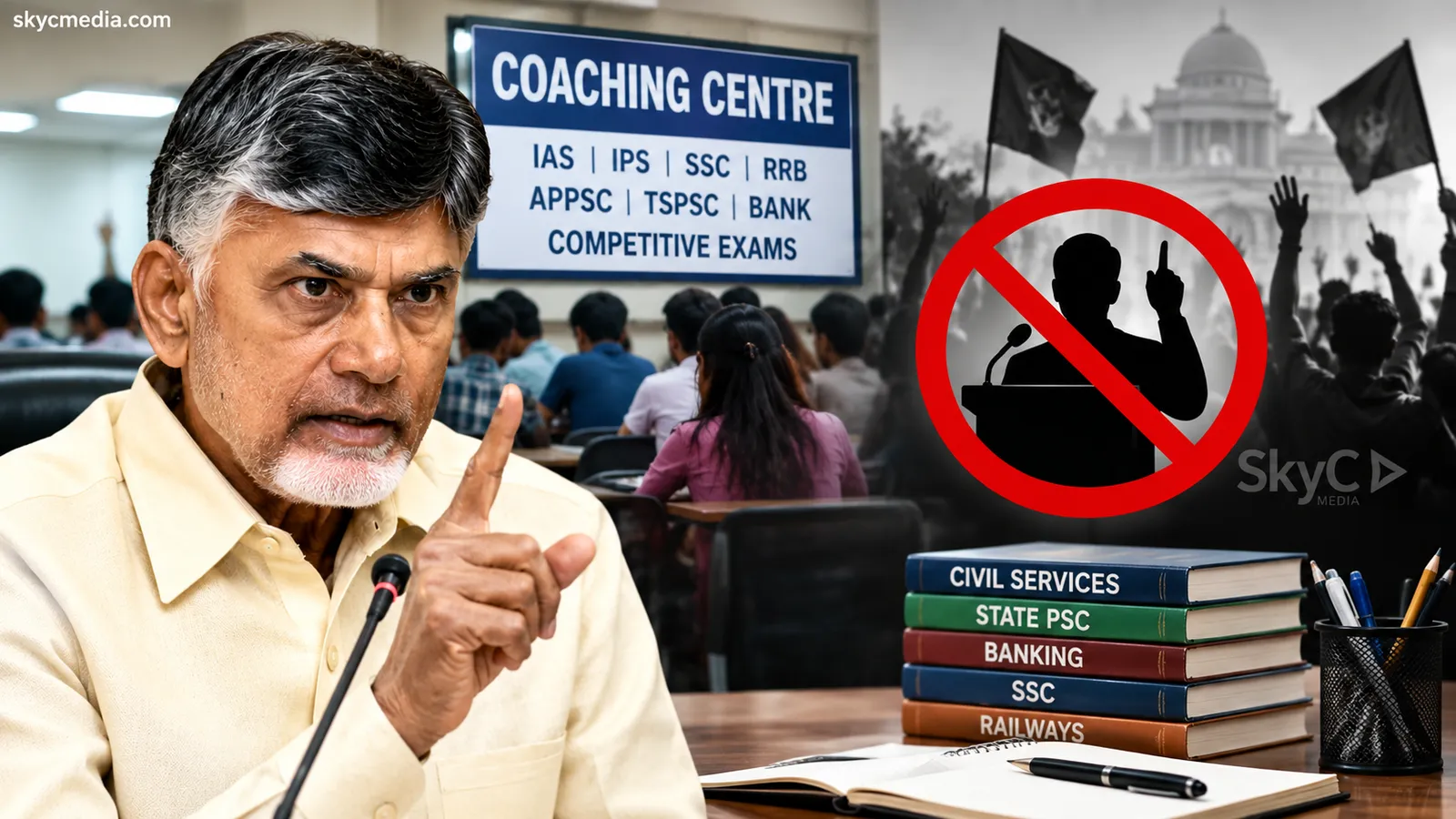 ప్రైవేట్ కోచింగ్ సెంటర్లపై చంద్రబాబు కఠిన ఆదేశాలు