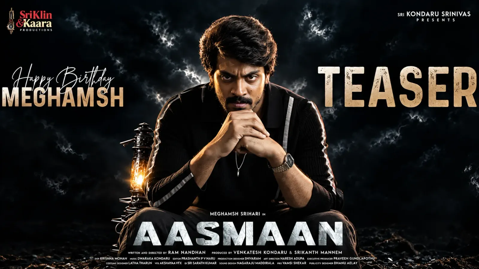 డార్క్ థియరీస్తో శ్రీహరి తనయుడు.. ‘ఆస్మాన్’ టీజర్ ఇంట్రెస్టింగ్! డార్క్ థియరీస్తో శ్రీహరి తనయుడు.. ‘ఆస్మాన్’ టీజర్ ఇంట్రెస్టింగ్!