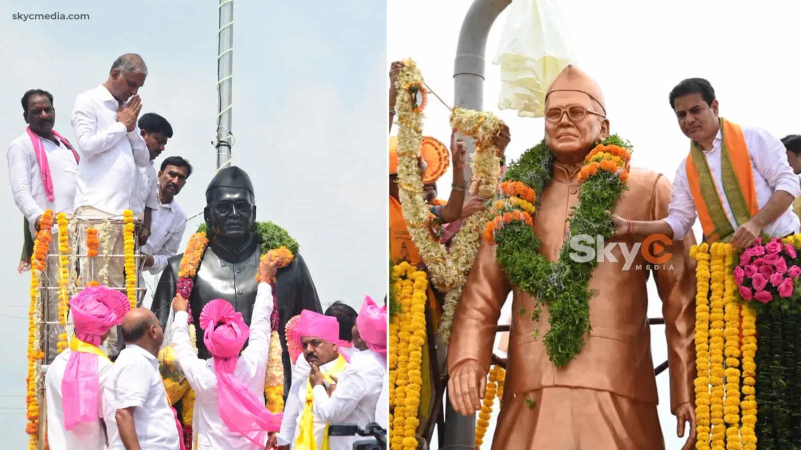 కొండా లక్ష్మణ్‌ బాపూజీ వర్ధంతి.. నివాళులర్పించిన హరీశ్‌రావు, కేటీఆర్‌!