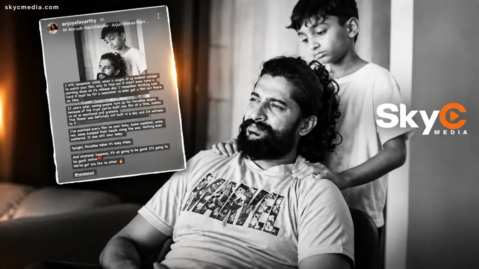 నాని ప్రయాణంపై అంజు ఎమోషనల్ పోస్ట్