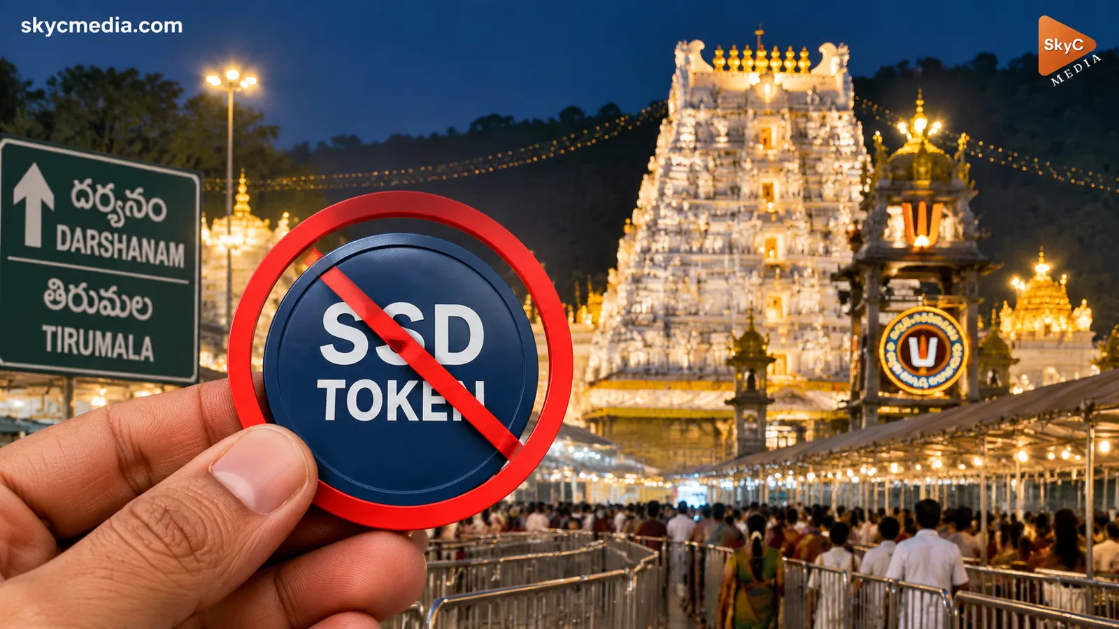 తిరుమల ఎస్‌ఎస్‌డీ టోకెన్ల జారీ తాత్కాలిక నిలిపివేత