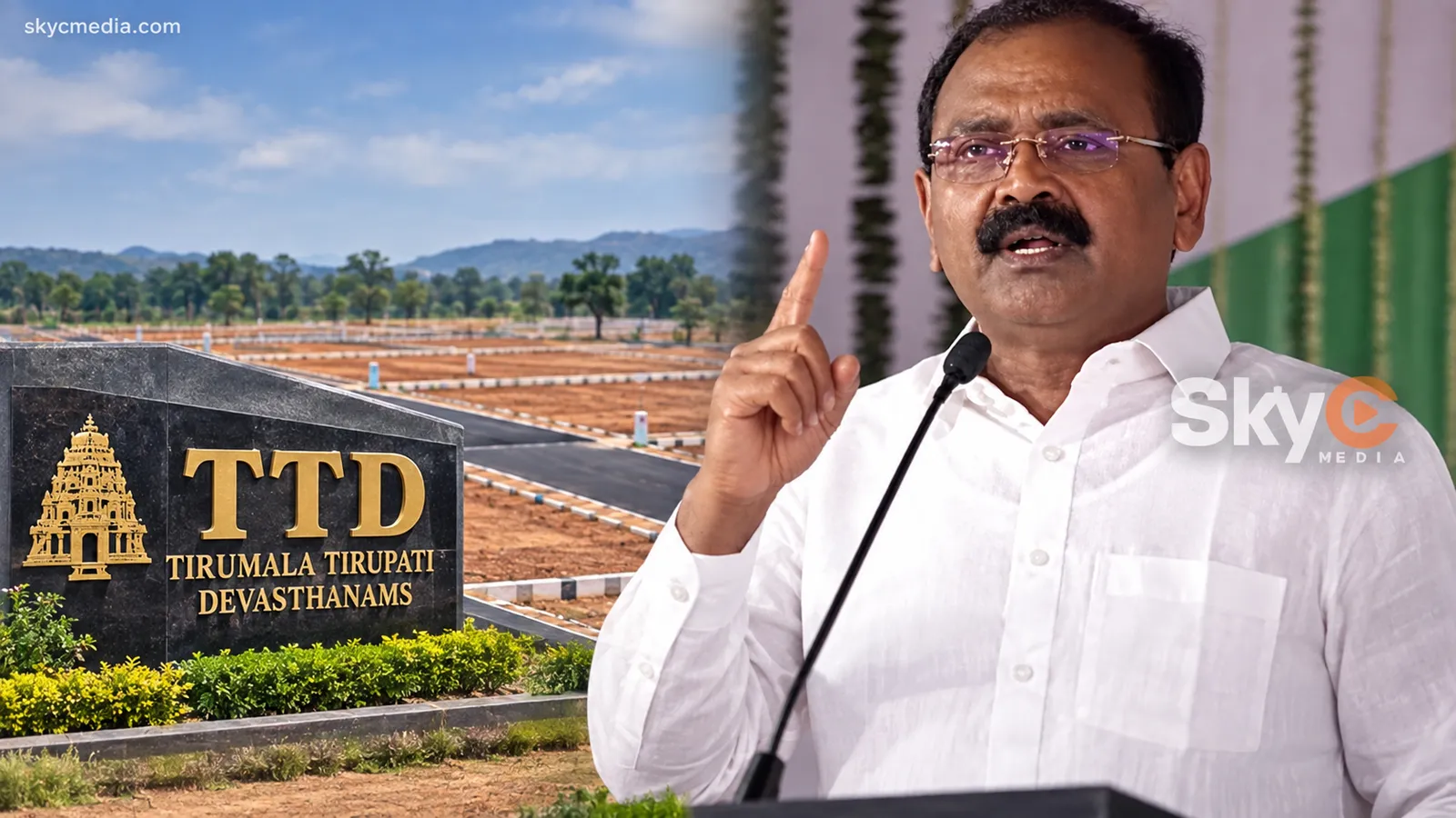 టీటీడీ స్థలాలపై చంద్రబాబుకు భూమన కౌంటర్